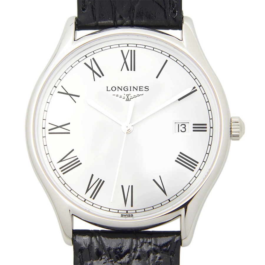 Longines Lyre White Dial Unisex Watch L4.859.4.11.2 In Black,silver Tone,white