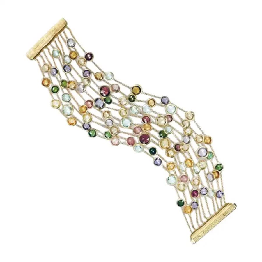 Marco Bicego Jaipur Mixed Gemstones Bracelet Bb1464 Mix01 Y In Yellow