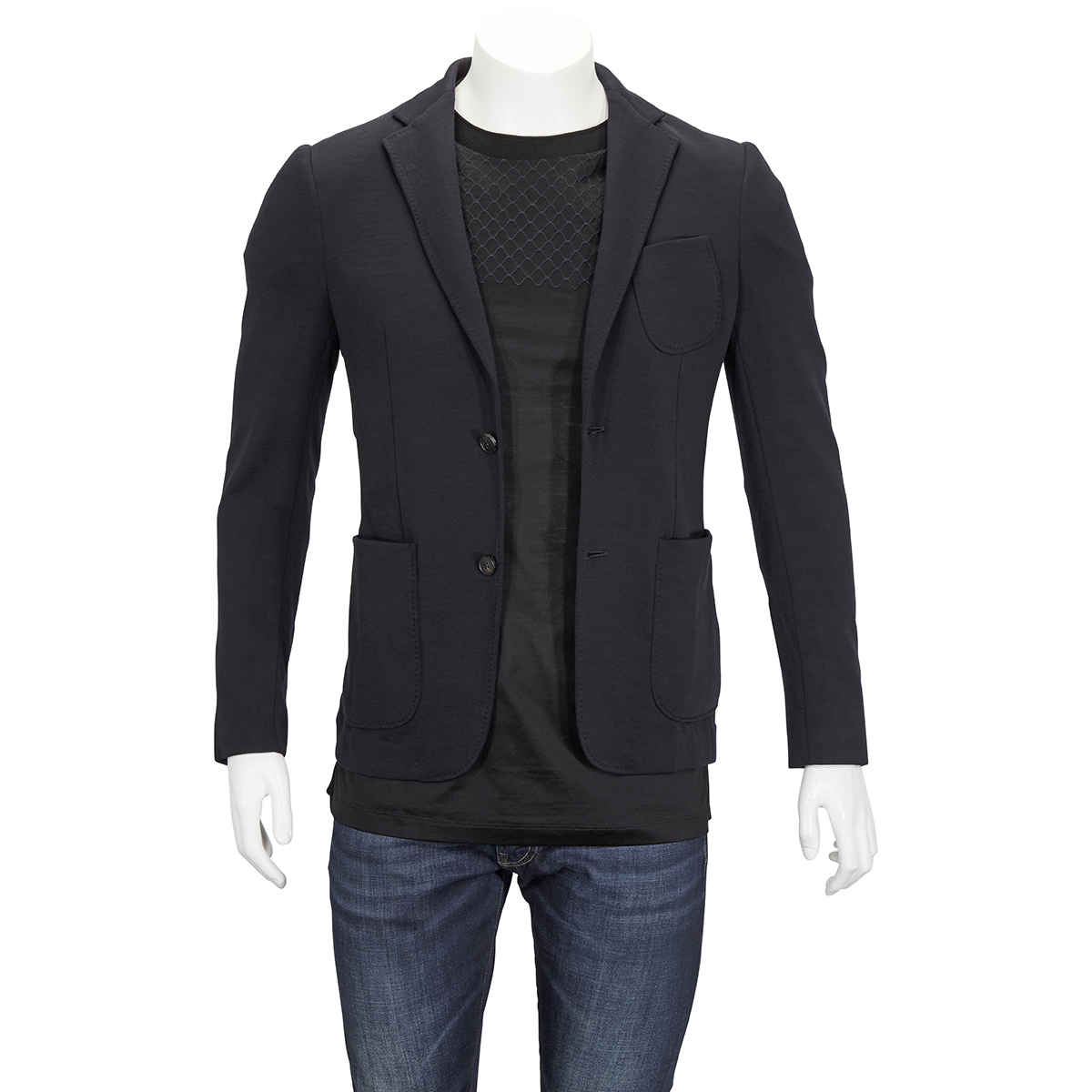 Z Zegna Jersery Blazer In Grey