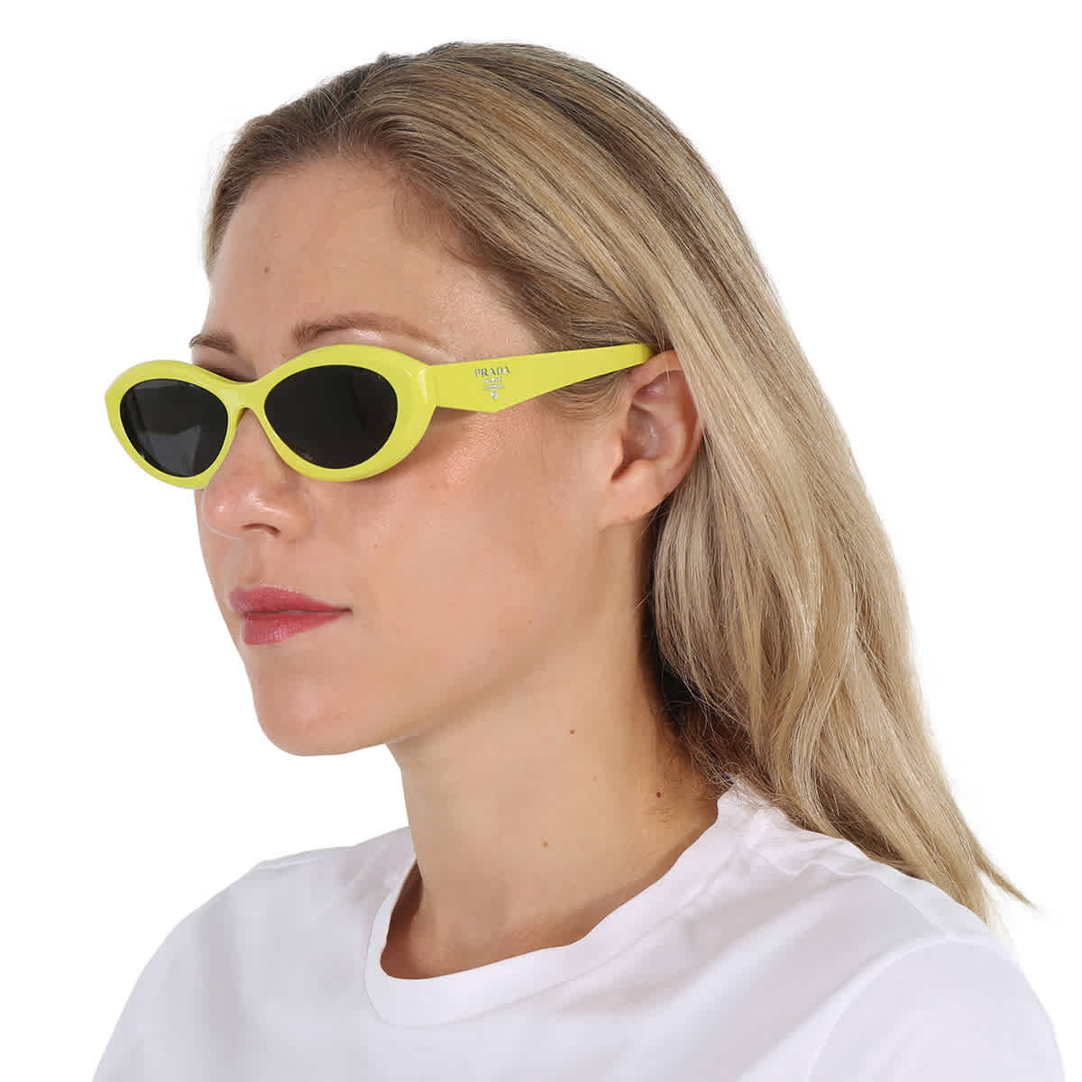 Dark Grey Oval Sunglasses