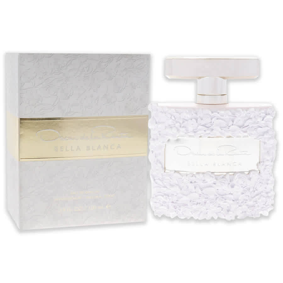 Shop Oscar De La Renta Oscar Bella Blanca /  Edp Spray 3.4 oz (100 Ml) (w) In Green / Peach / Violet / White