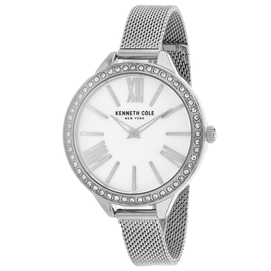 Kenneth Cole Women's White Dial Watch In White