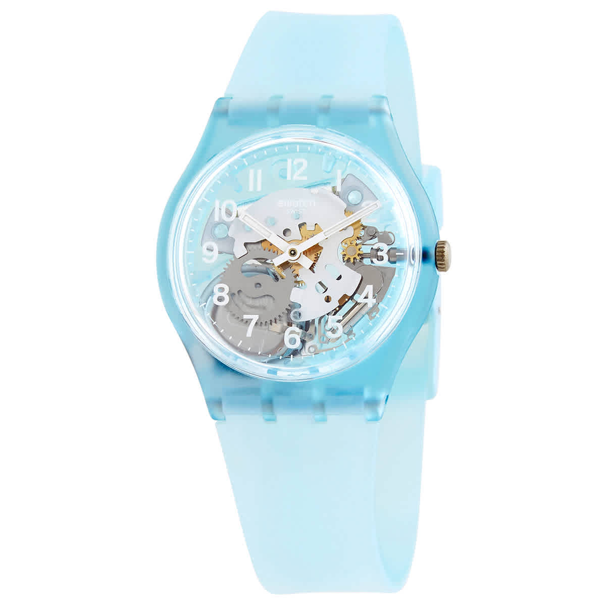 Swatch Morning Sky Quartz Blue Dial Ladies Watch Gl125 | ModeSens