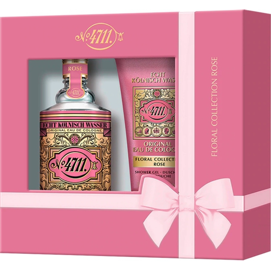 4711 Ladies Floral Collection Rose Gift Set Fragrances 4011700757145 In Green / Rose