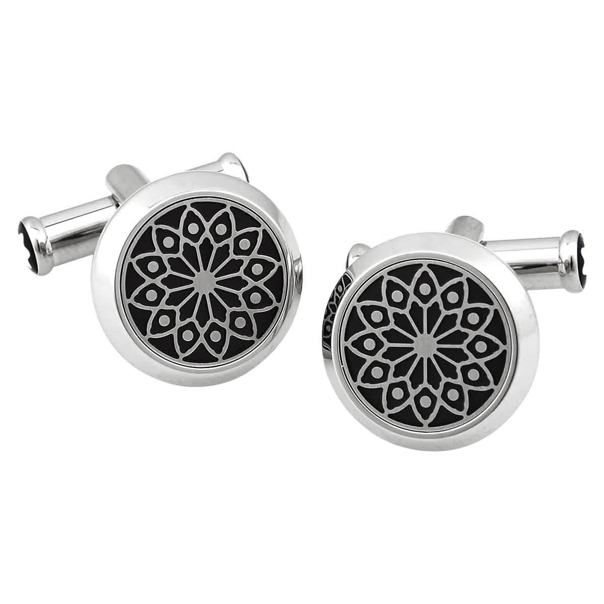 Montblanc Homage To Victor Hugo Steel Cufflinks