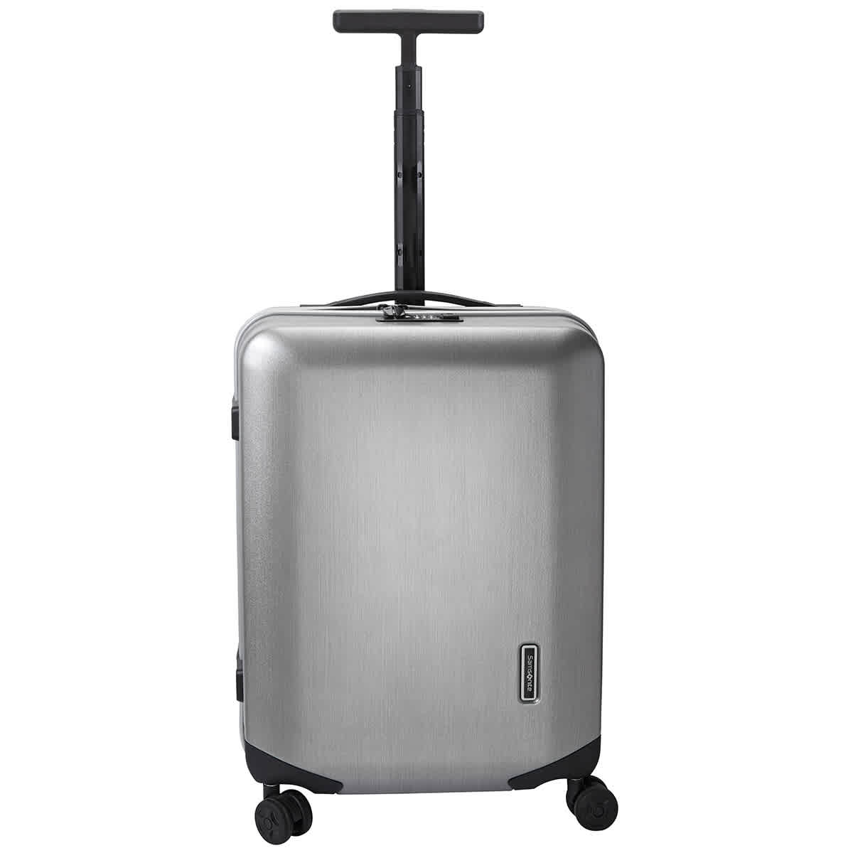 Samsonite Inova Spinner 55/20 Travel Case In Silver Tone