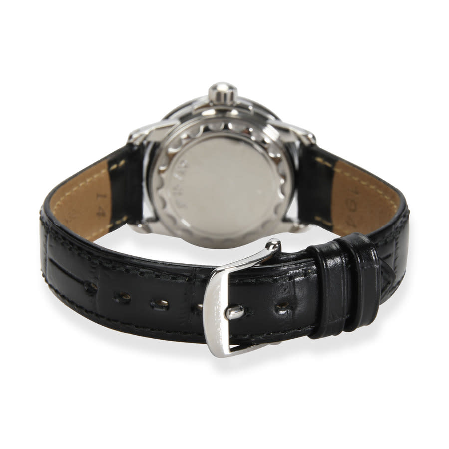 Pre-owned Blancpain Villeret Ladies Automatic Watch 2102 In Black / Blue