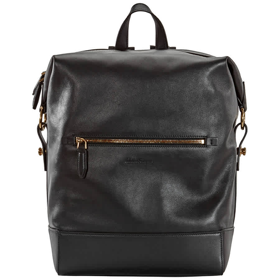 SALVATORE FERRAGAMO FERRAGAMO DYNAMO BACKPACK BLACK 24A051-700840