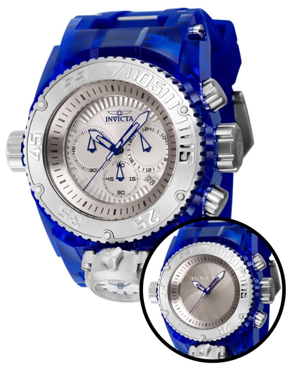 Invicta Bolt Mens Chronograph Quartz Watch 43108 In Two Tone  / Blue / Silver