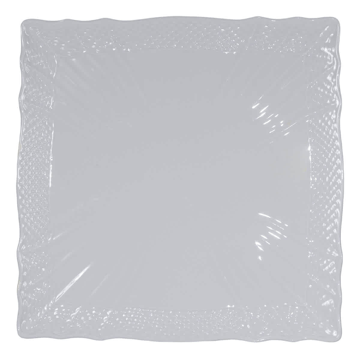 Ginori 1735 Vecchio Ginori Square Flat Plate In White