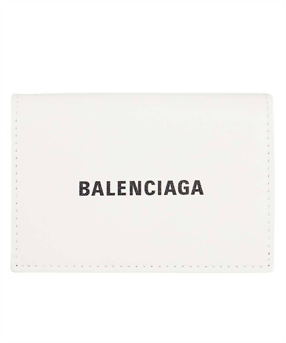 Balenciaga White Mini Logo Wallet