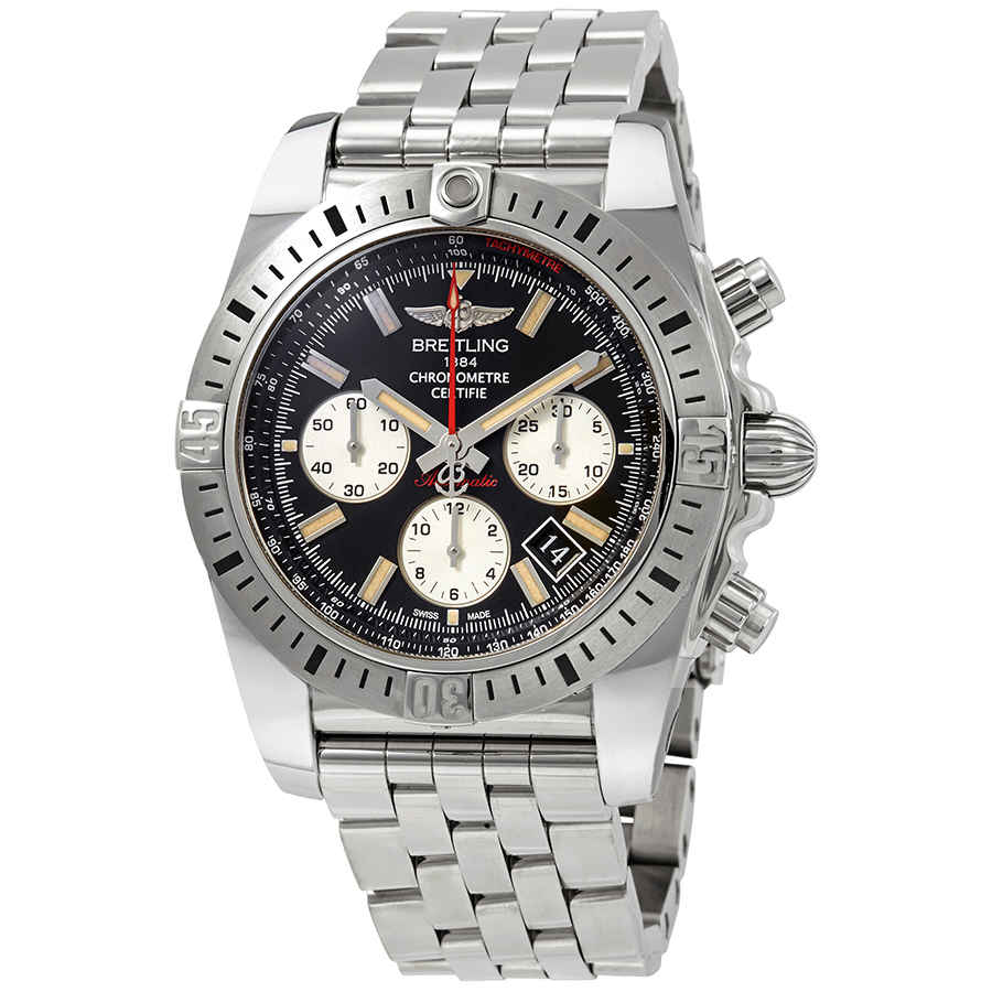 Breitling Chronograph Automatic Watch Ab01154g/bd13.375a In Black / White