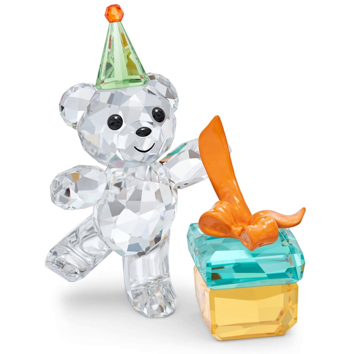 SWAROVSKI SWAROVSKI CRYSTAL KRIS BEAR BEST WISHES FIGURINE