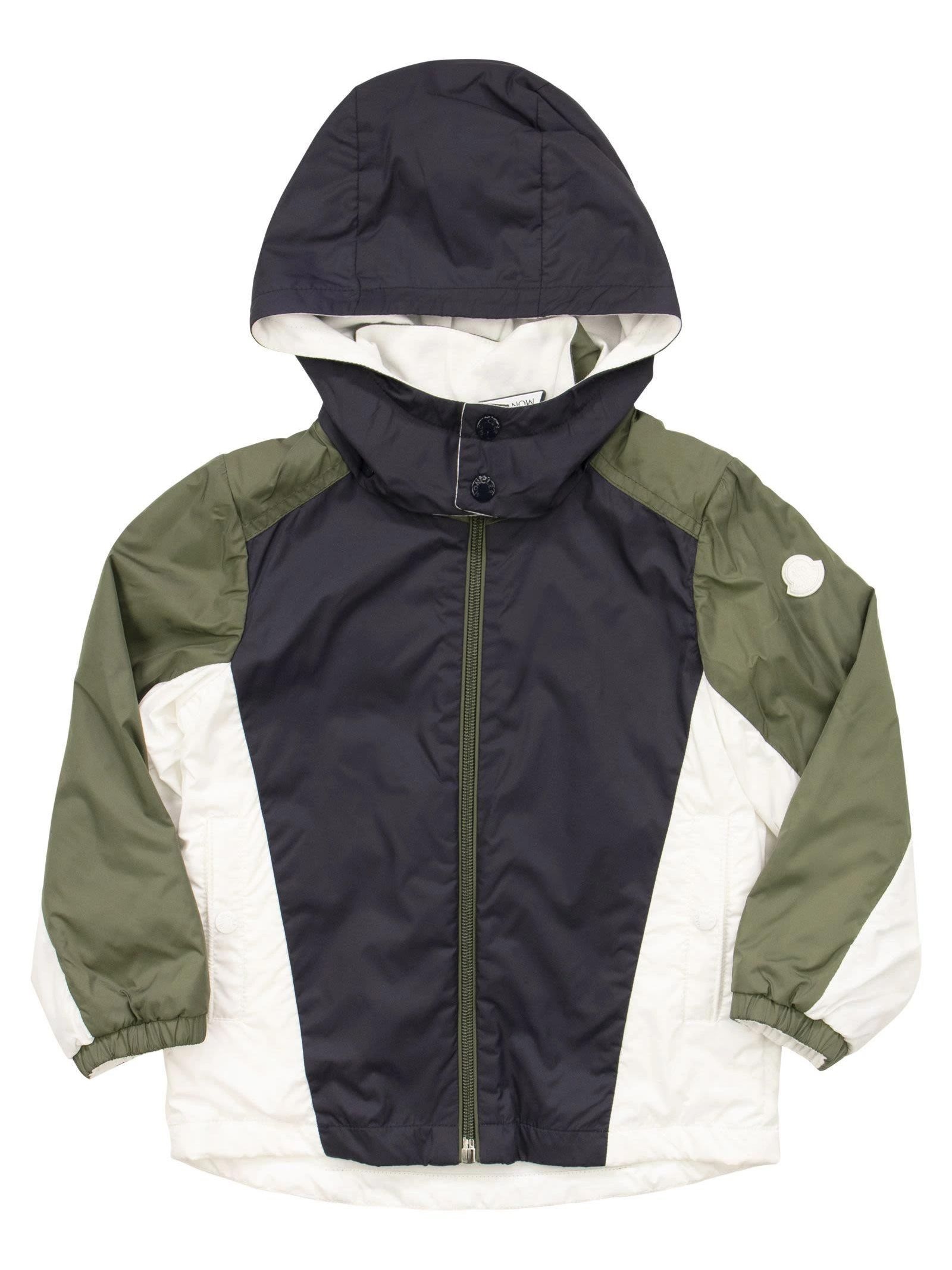 Moncler Kids Barratier Hooded Windbreaker Jacket In Multi ModeSens