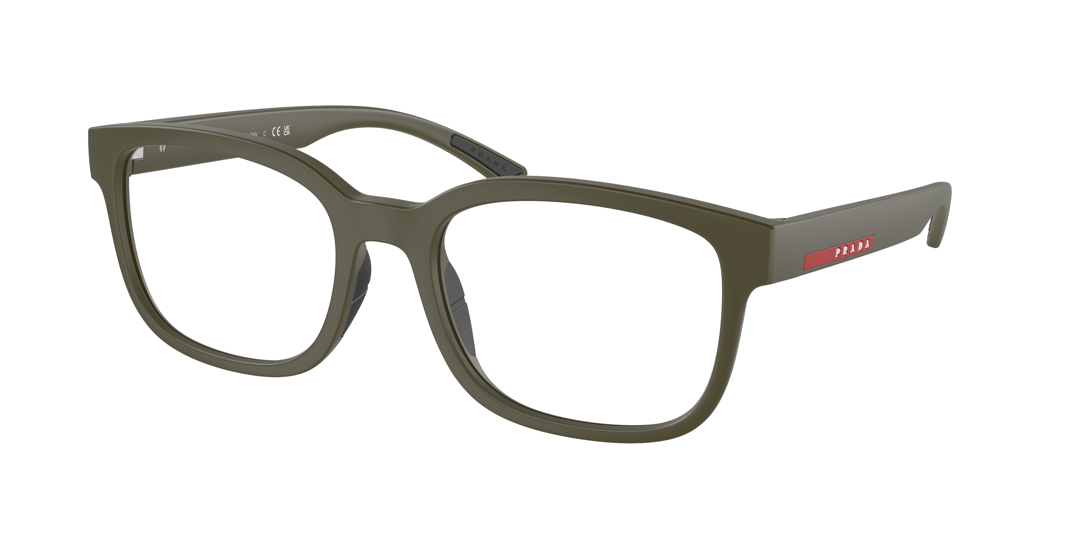 Prada Linea Rossa Demo Square Mens Eyeglasses PS 05QV 15X1O1 54