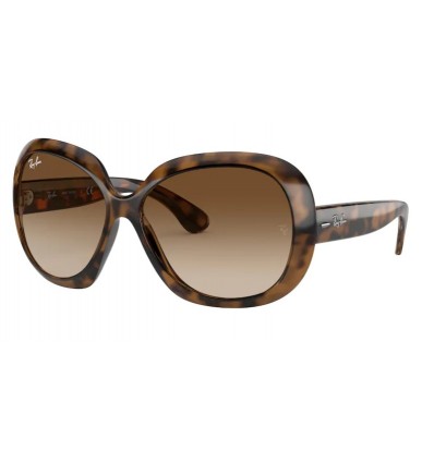 Ray Ban Jackie Ohh Ii Sunglasses Shiny Havana Frame Brown Lenses 60-14 In Brown / Dark