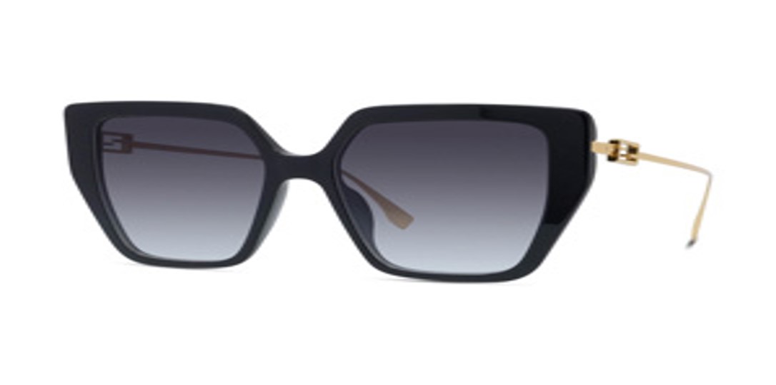 Fendi FE40012U Sunglasses 01B Black