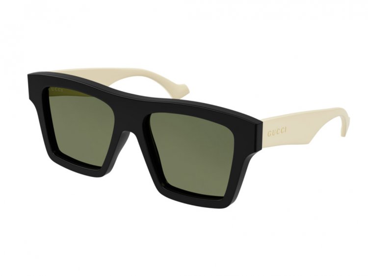 GUCCI GUCCI GREEN RECTANGULAR MEN'S SUNGLASSES GG0962S-004