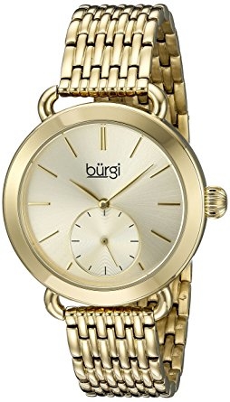 Burgi Gold Tone Dial Ladies Watch Bur153yg In Gold / Gold Tone