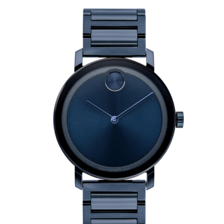 Movado Bold Evolution Quartz Blue Dial Mens Watch 3600797