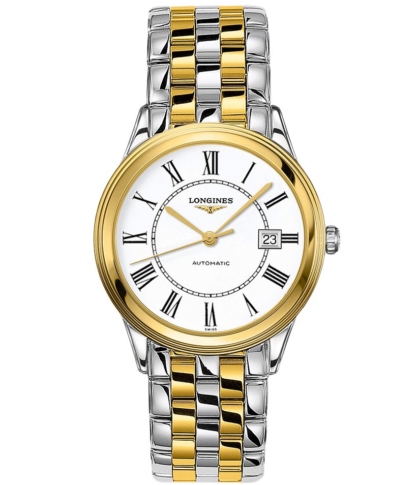 LONGINES FLAGSHIP AUTOMATIC WHITE DIAL MENS WATCH L48743217