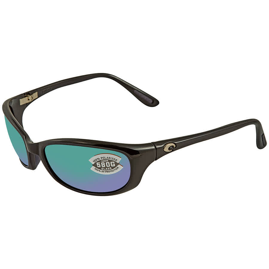 Costa Del Mar Polarized Green Mirror Glass (580) Sunglasses Hr 11 Ogmglp In Black,green