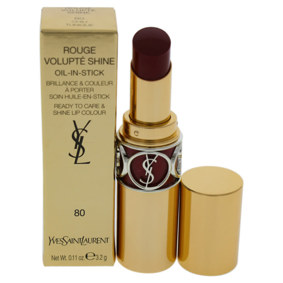 Ysl / Rouge Volupte Shine Oil-in-stick Lipstick (80) Chili Tunique 0.15 oz In N,a