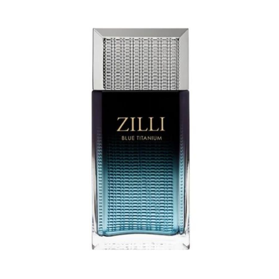 Zilli Mens Blue Titanium EDP Spray 3.38 oz (Tester) Fragrances 3760040118062