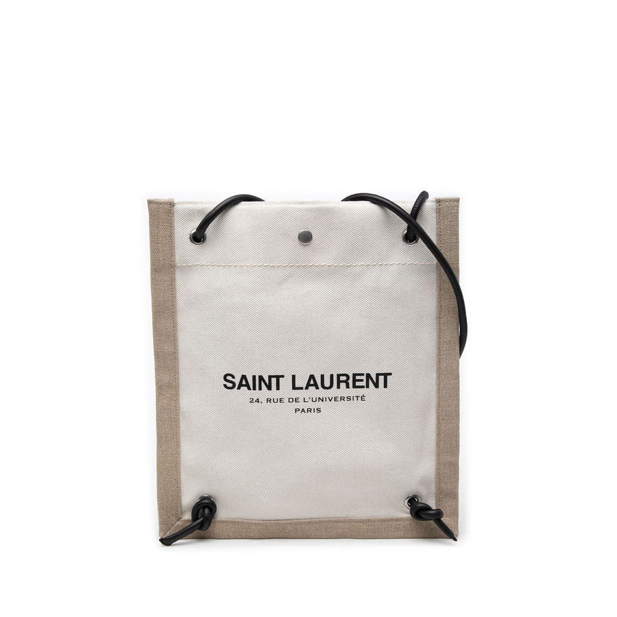 Pre-owned Saint Laurent Canvas Universite Flat Convertible Crossbody Ladies ABJ613I5ZMQJINHN