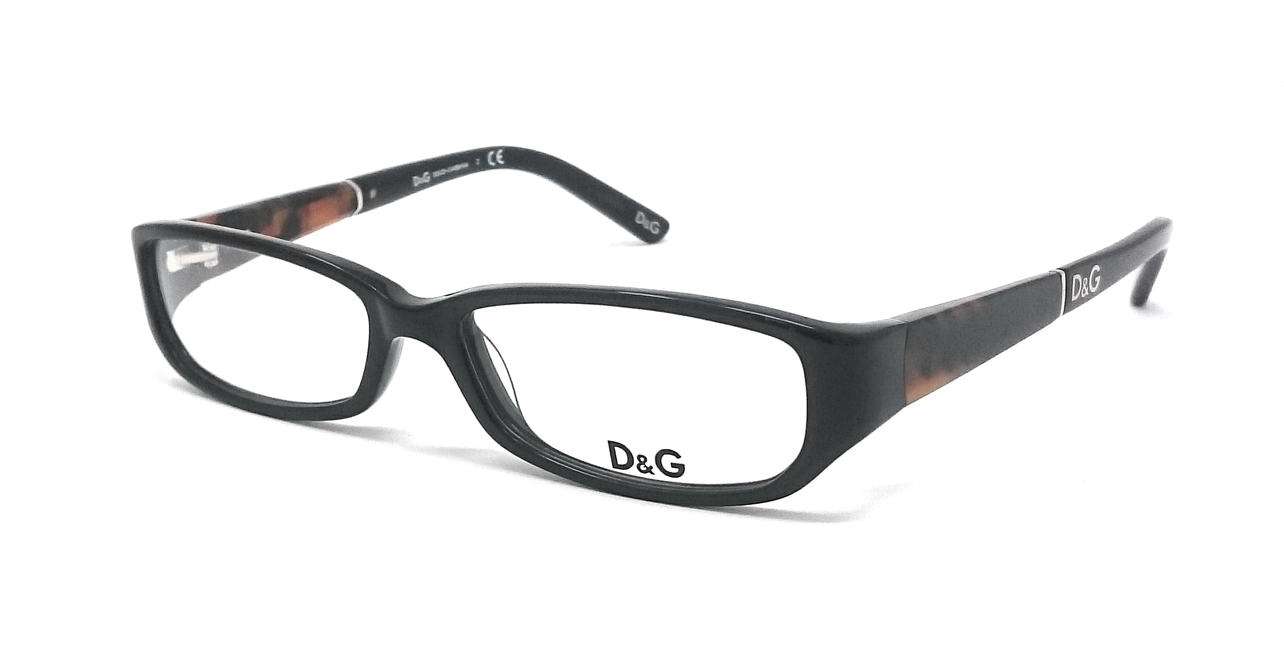 Dolce & Gabbana Transparent Rectangular Ladies Eyeglasses Dd1169 1651 52 In Black