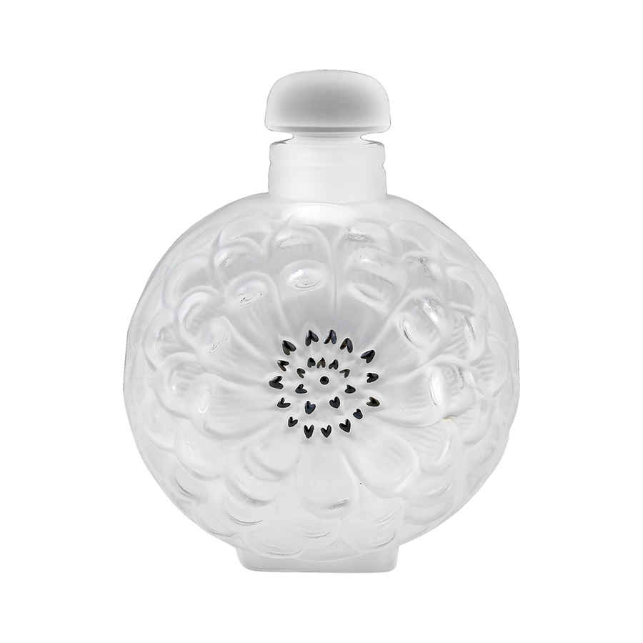 Lalique Dahlia Clear Crystal Perfume Bottle No. 4 1135300 In N/a