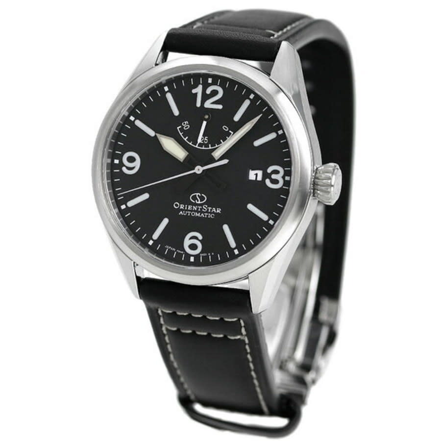 orient star black dial