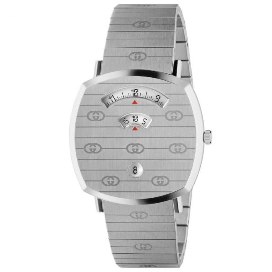 Gucci Grip Quartz White Dial Ladies Watch Ya157410