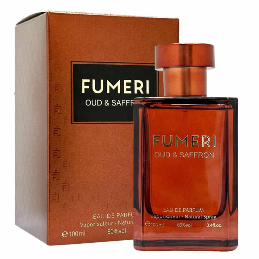 Fumeri Mens Oud & Saffron EDP Spray 3.3 oz Fragrances 6297001612095
