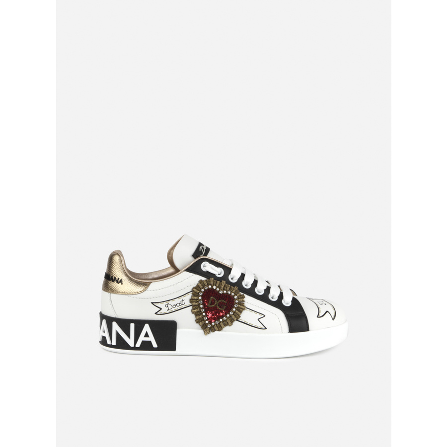 Dolce & Gabbana Portofino Sneaker In White