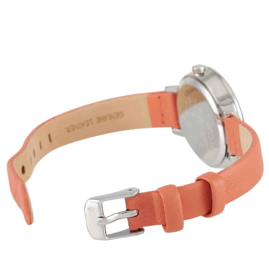 Shop Nixon Kensington Medium Quartz Grey Dial Ladies Watch A1261-2958-00 In Grey / Orange