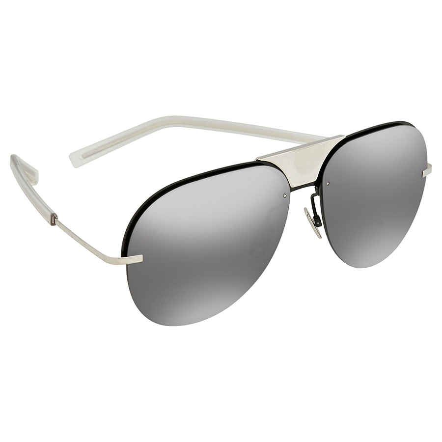 Dior Grey Aviator Sunglasses  Scales1.0/s 0m1c In Grey,silver Tone