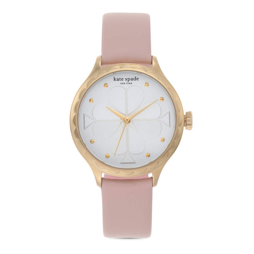 Kate Spade Rosebank Quartz Silver Dial Ladies Watch Ksw1537 In Gold Tone,pink,rose Gold Tone,silver Tone