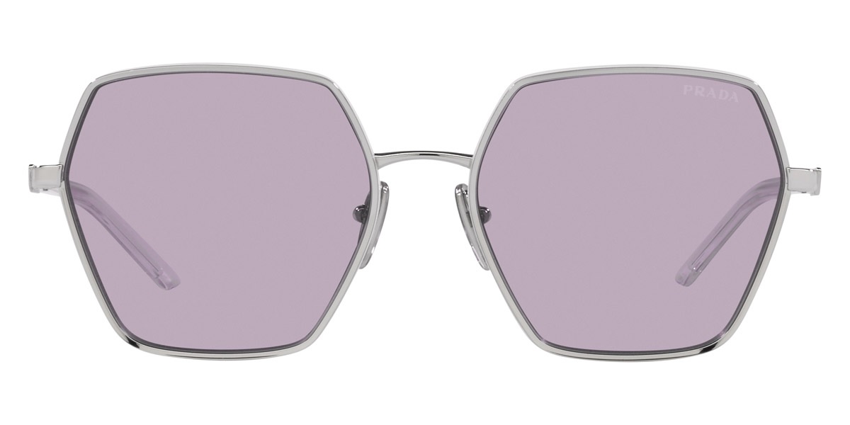 PRADA PRADA VIOLET GEOMETRIC LADIES SUNGLASSES PR 56YS 1BC09M 58