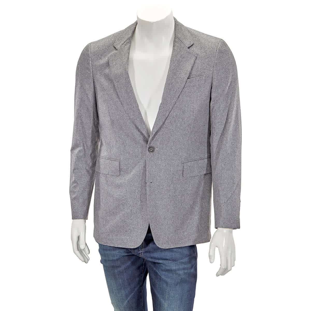 BURBERRY MENS MIDGREY MELANGE WOOL CASHMERE BLAZER