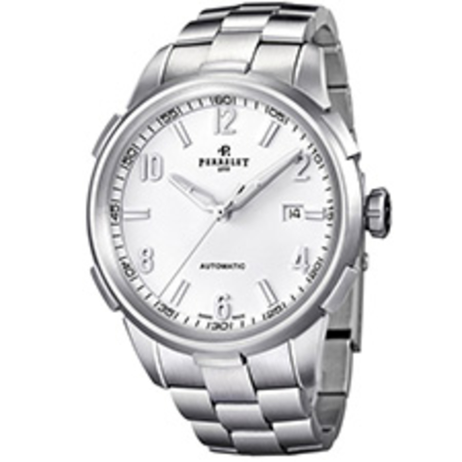 Perrelet Class-t Automatic Mens Watch A1068/a In Silver Tone,white