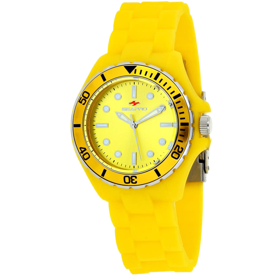 Shop Seapro Spring Quartz Ladies Watch Sp3210 In Spring / Yellow