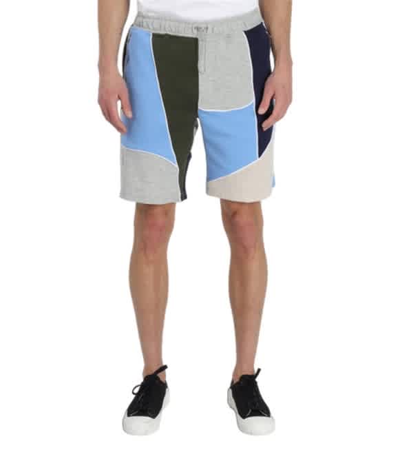 AHLUWALIA AHLUWALIA MENS MARCEL COLORBLOCK SHORTS