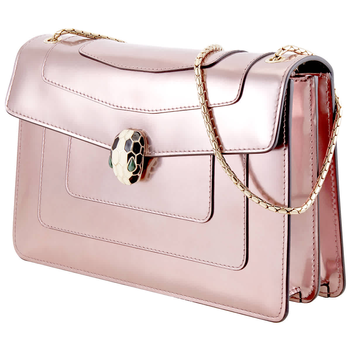 Bvlgari Light Pink Serpenti Forever Shoulder Bag – The Closet