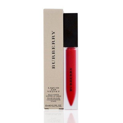 BURBERRY / LIQUID LIP VELVET LIQUID LIPSTICK 0.2 OZ (6 ML) NO.37- REGIMENT RED