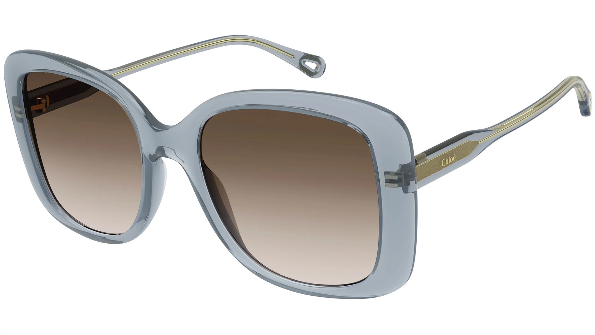 Chloé Brown Gradient Butterfly Ladies Sunglasses Ch0125sa 002 57