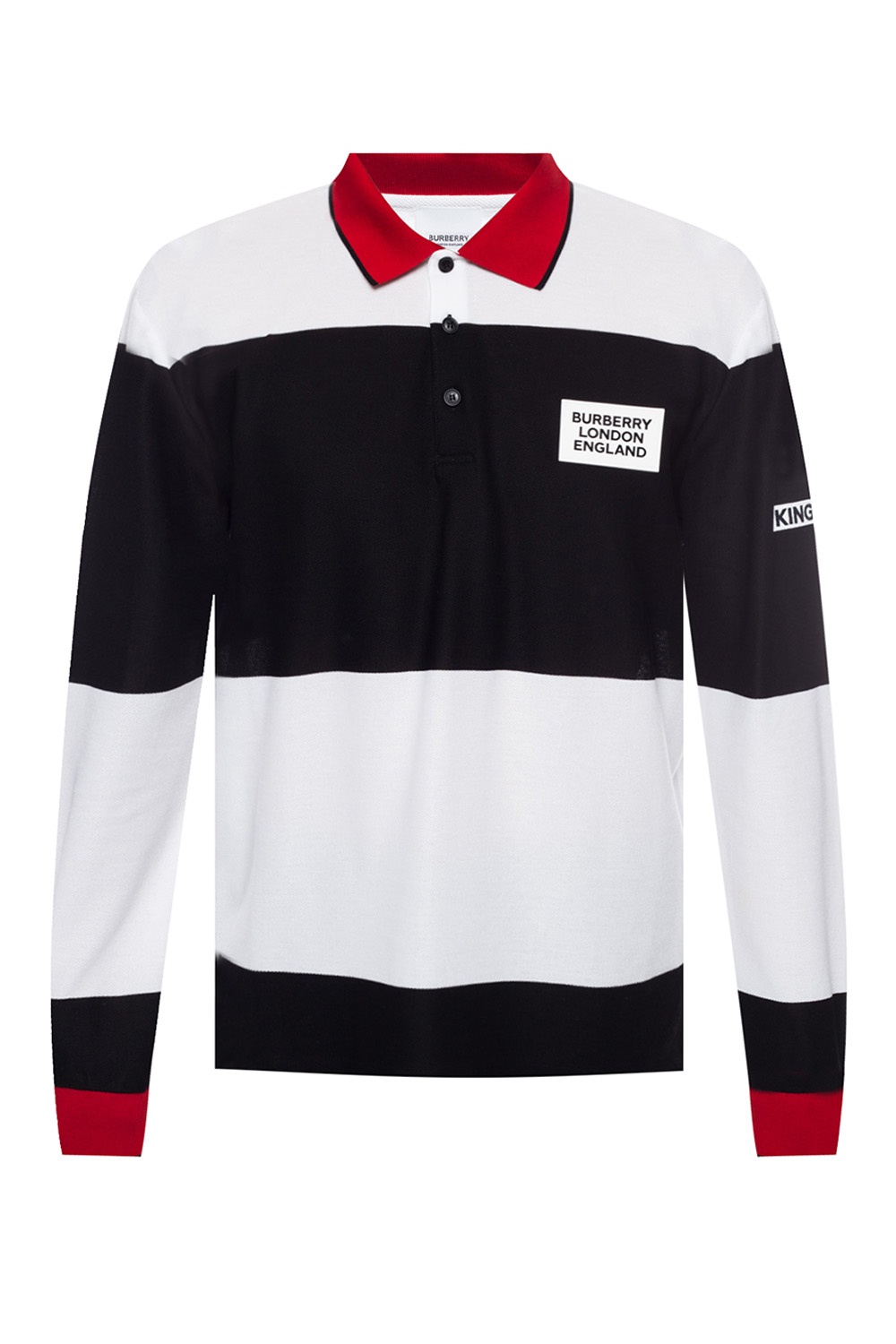 burberry mens long sleeve polo shirt