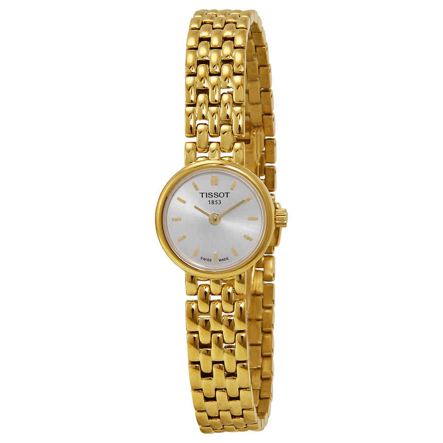 Tissot T-trend Lovely Silver Dial Ladies Watch T0580093303100 In Gold Tone / Silver / Yellow