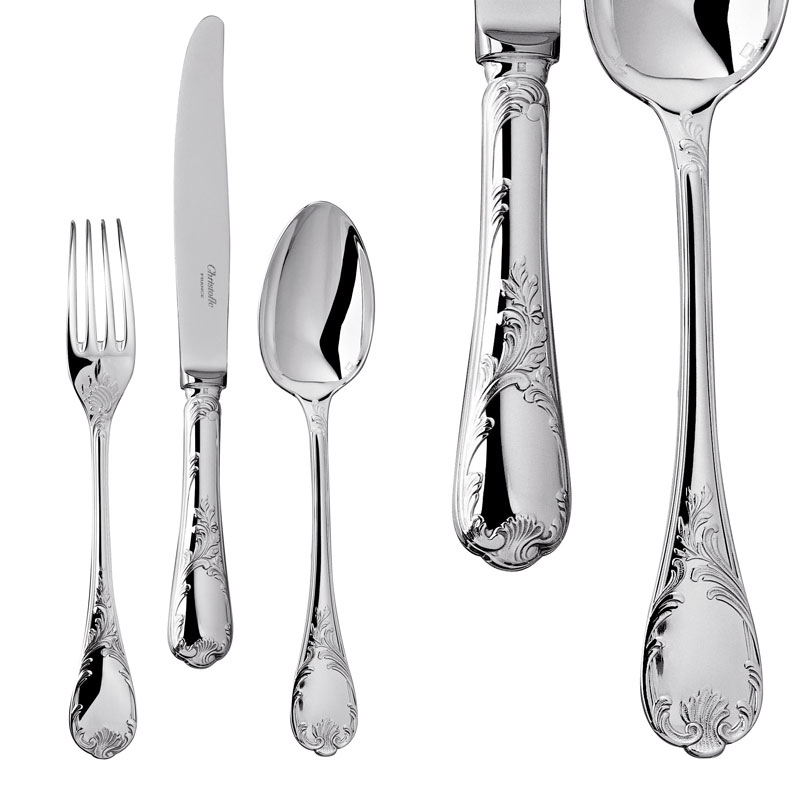 Christofle Silver Plated Marly Dessert Fork 0038-015