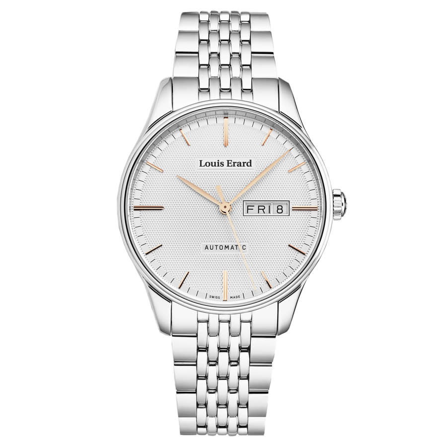 Louis Erard Heritage Automatic Diamond White Dial Ladies Watch  20100AB34BMA20